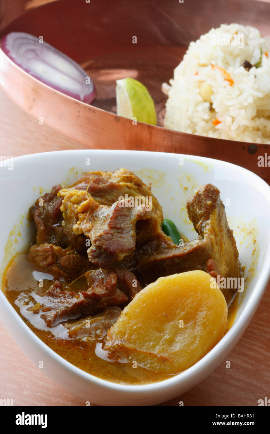 Mangsherkari is a Bengali Non Vegetarian dish Stock Photo Alamy