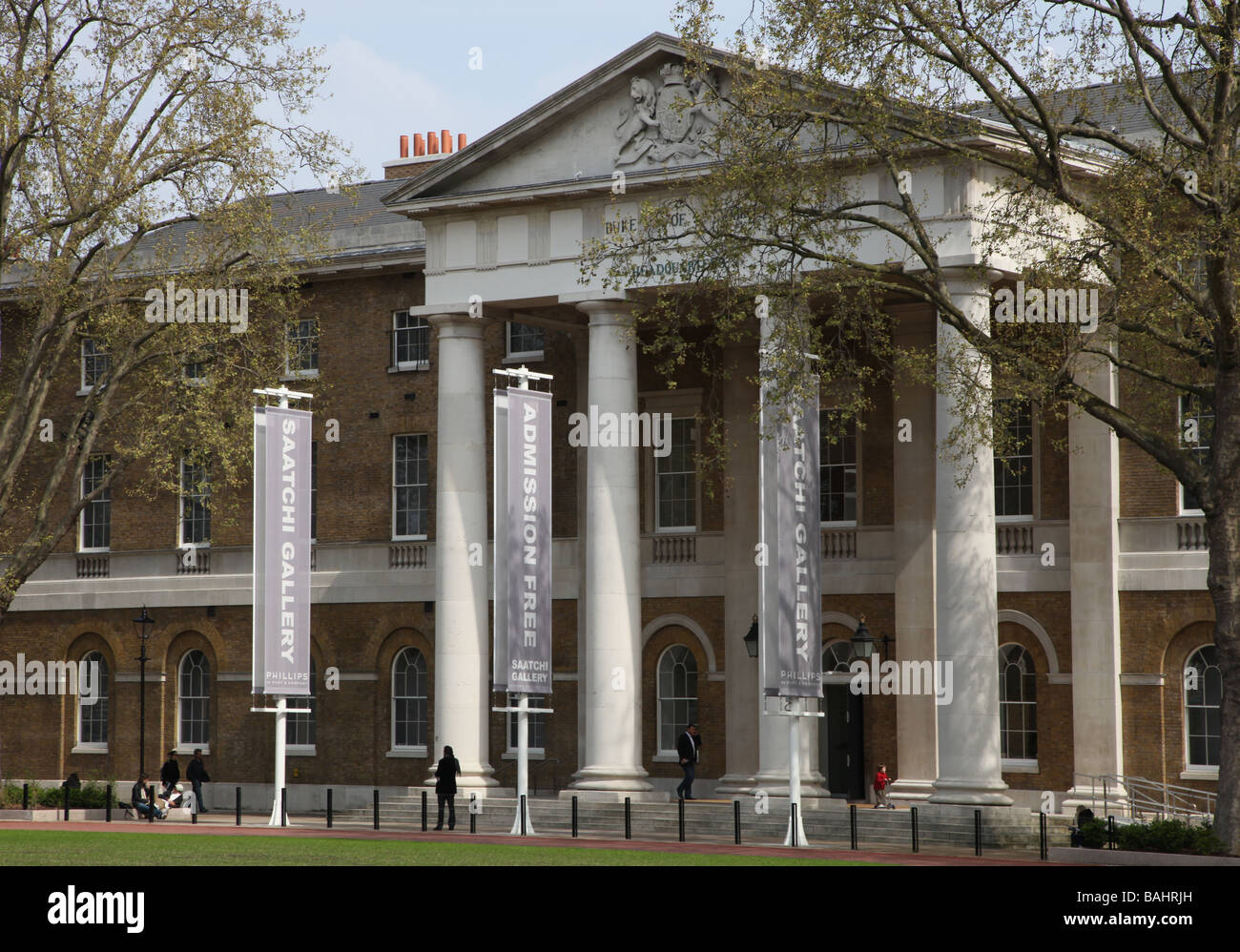 Saatchi Gallery built as Duke of York s Headquarters 1801 by John Sanders Stock Photo