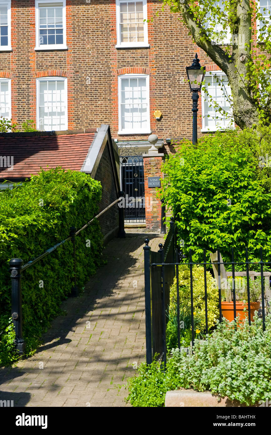 Spring in Hampstead Village , the typical landmark Vine House