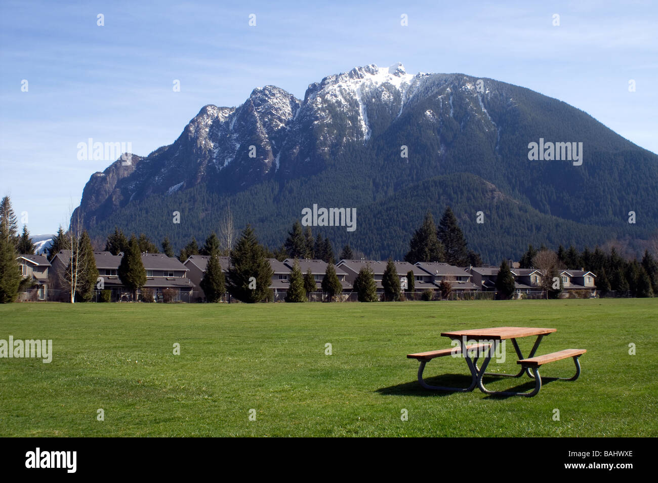 Mount Si North Bend Washington part of the North Cascades near