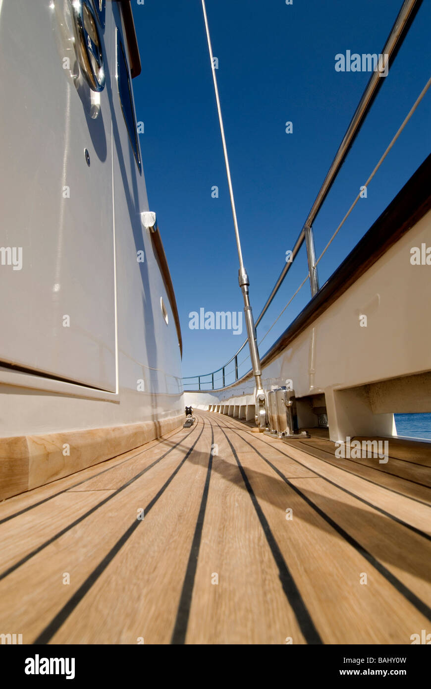 boat deck Stock Photo Alamy