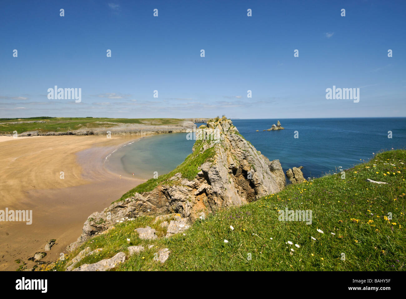 Broad haven beach looking south hires stock photography and images Alamy