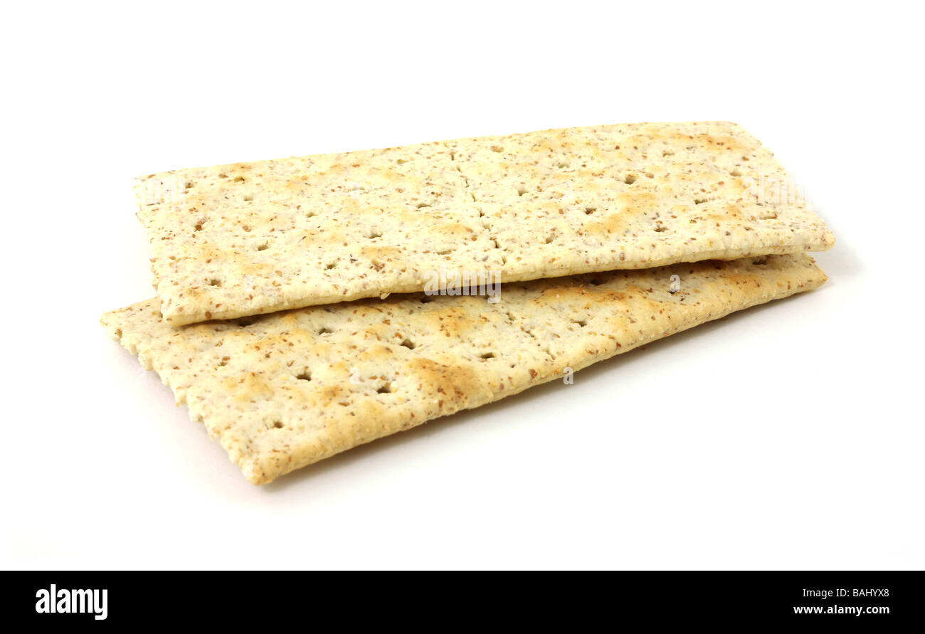 Whole wheat crackers Stock Photo Alamy
