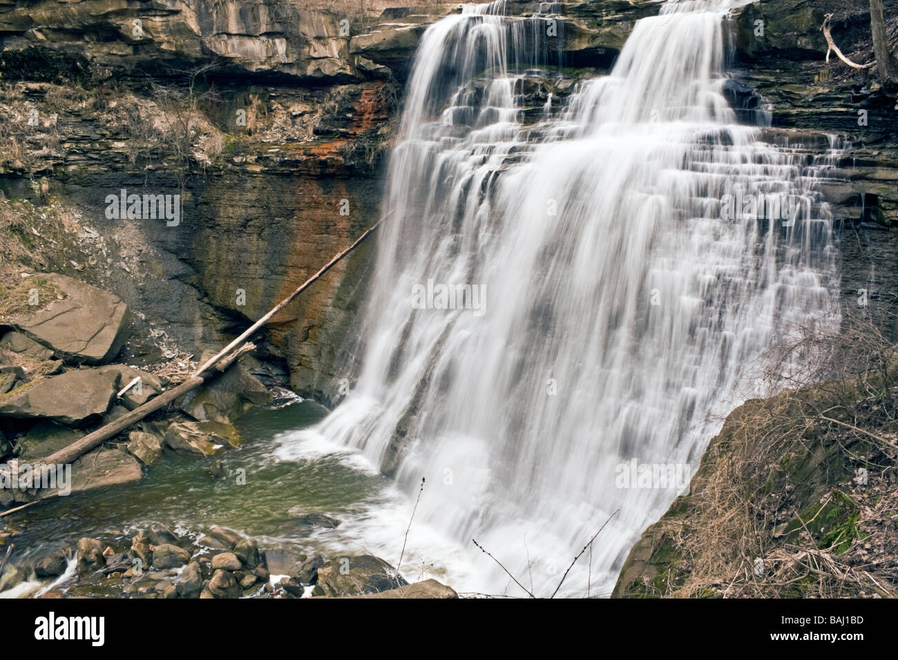 Brandywine Falls Cuyahoga Valley National Park Stock Photo Alamy