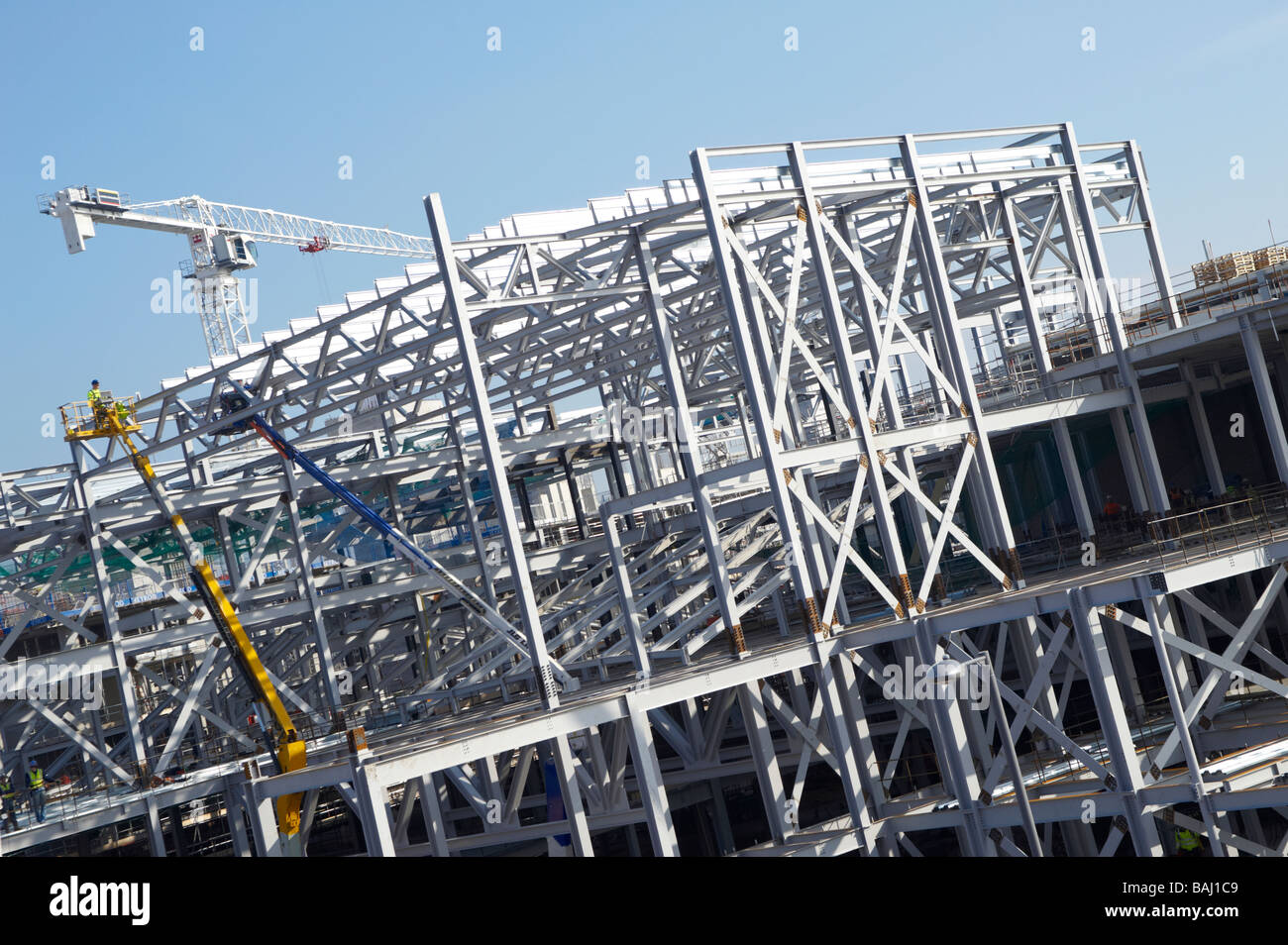 Steel skeleton construction Stock Photo - Alamy