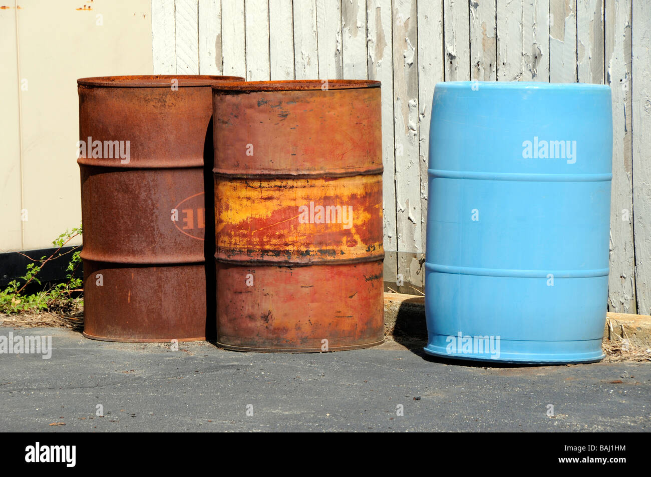 Plastic barrels hires stock photography and images Alamy
