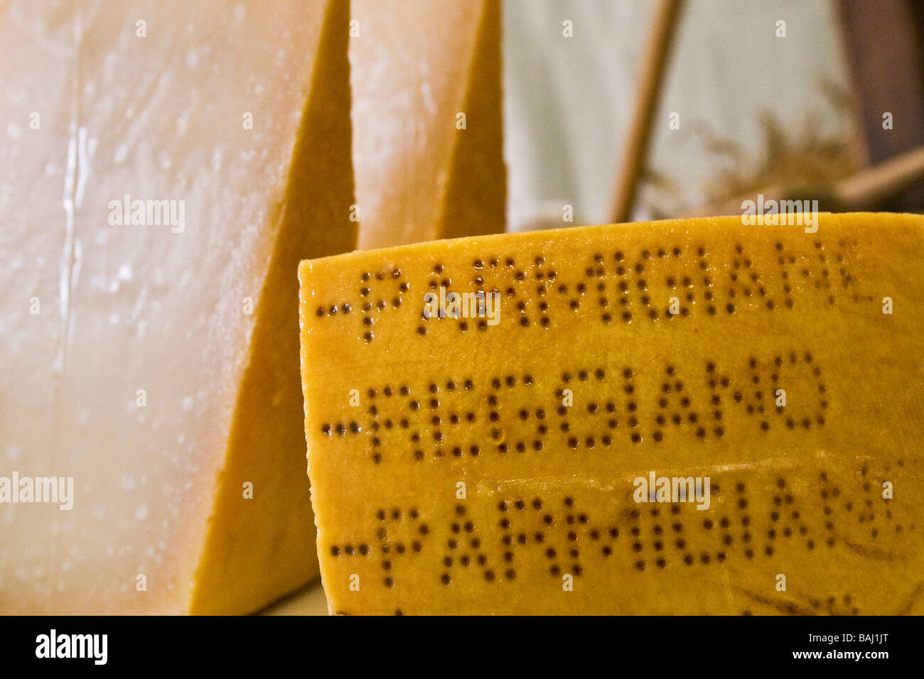 Parmigiano Reggiano cheese Castelfranco Emilia Province of Modena Italy