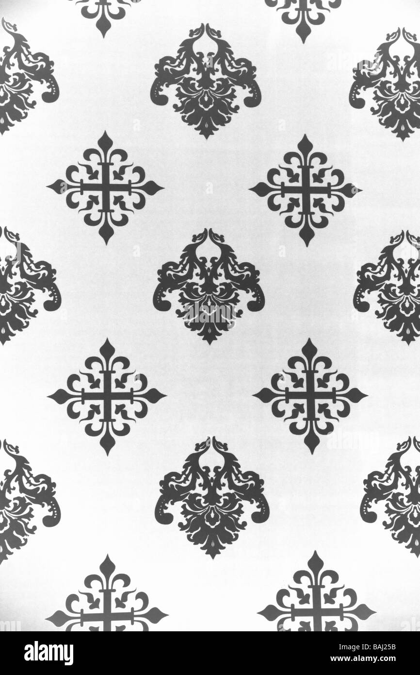 Vintage Wallpaper Historic Pattern from 18th century Stock Photo - Alamy