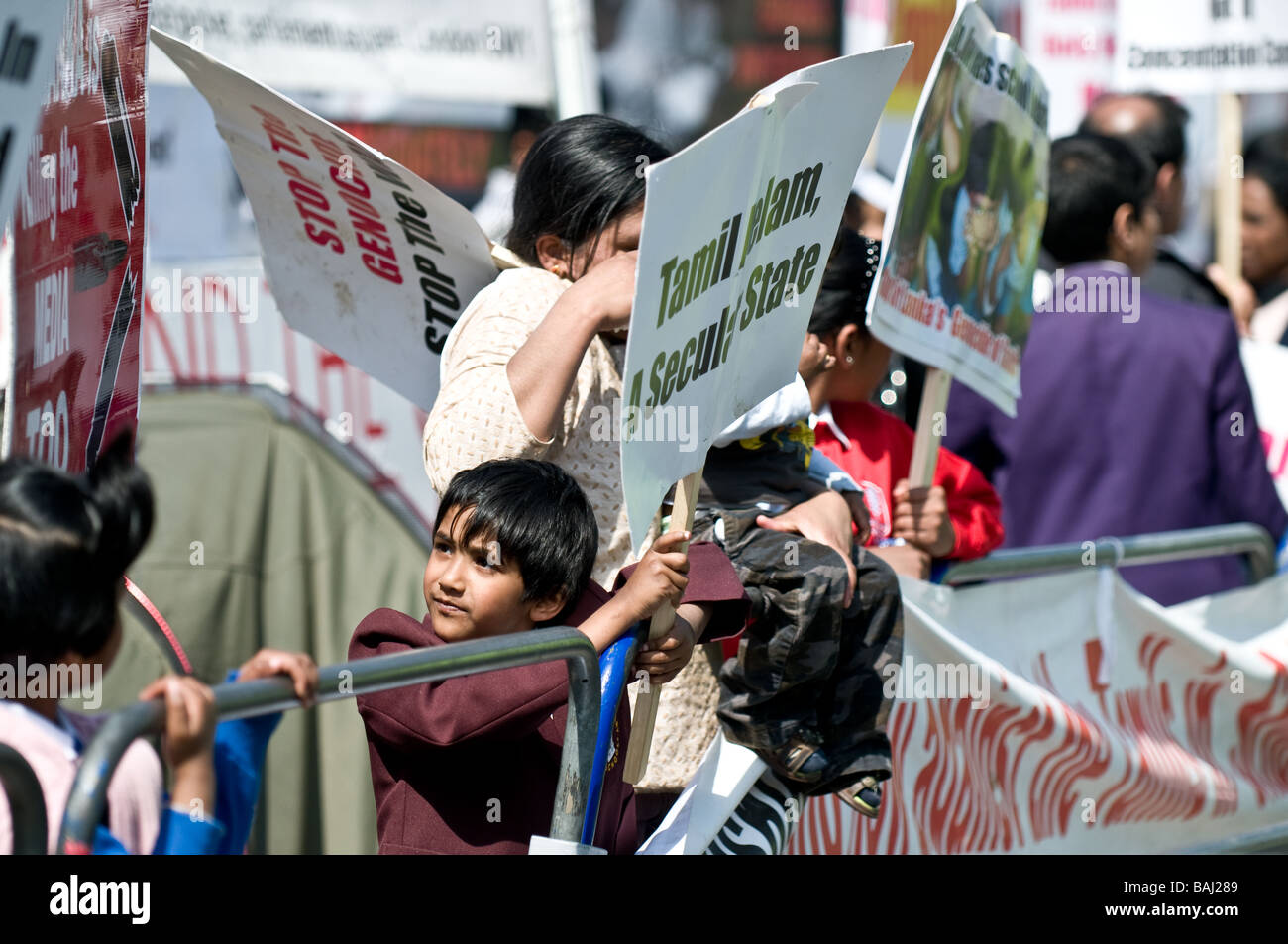 School children awareness rally hi-res stock photography and images - Alamy