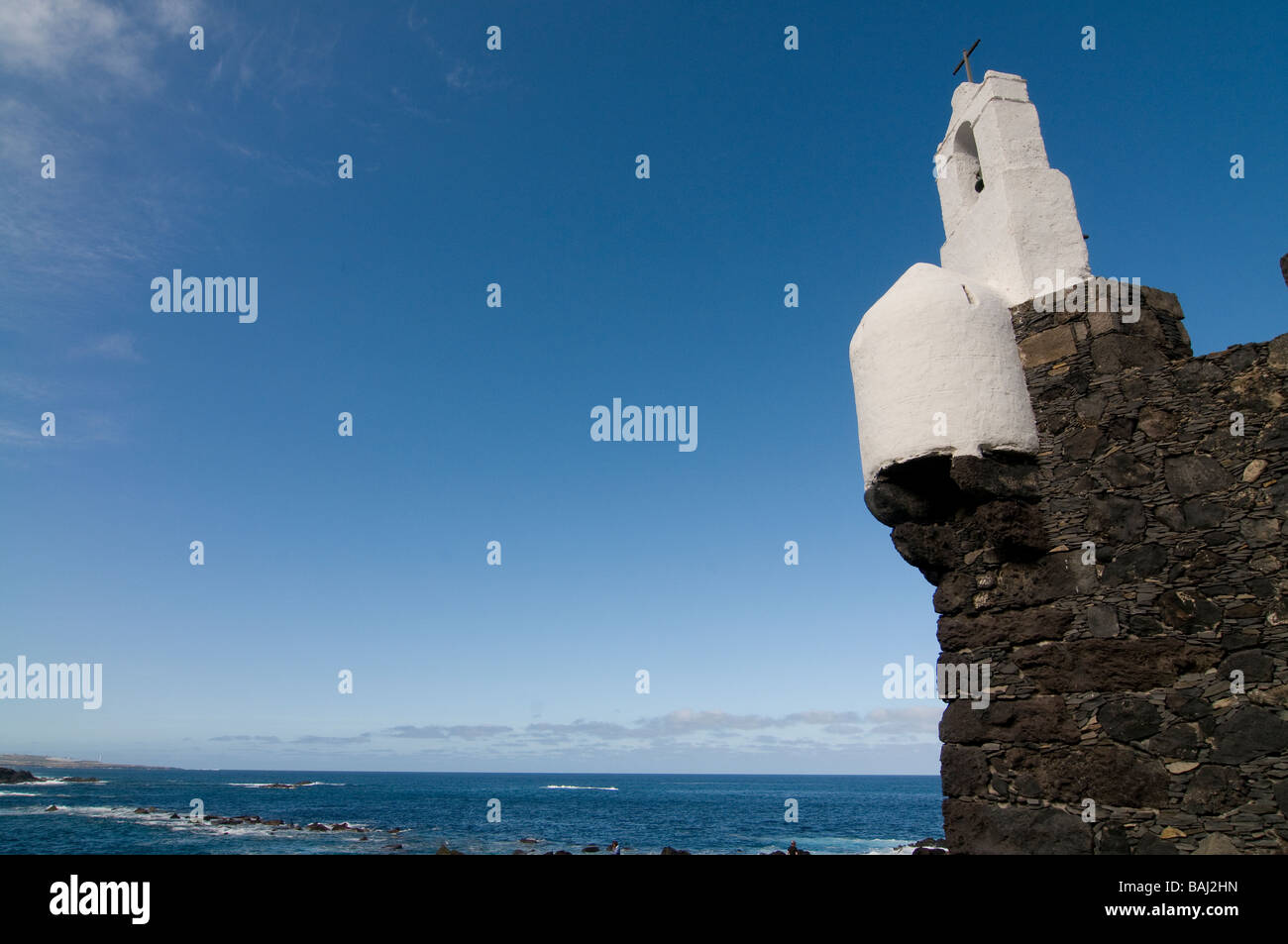 Little fortress in Garachico Teneriffa Canary islands Spain Stock Photo
