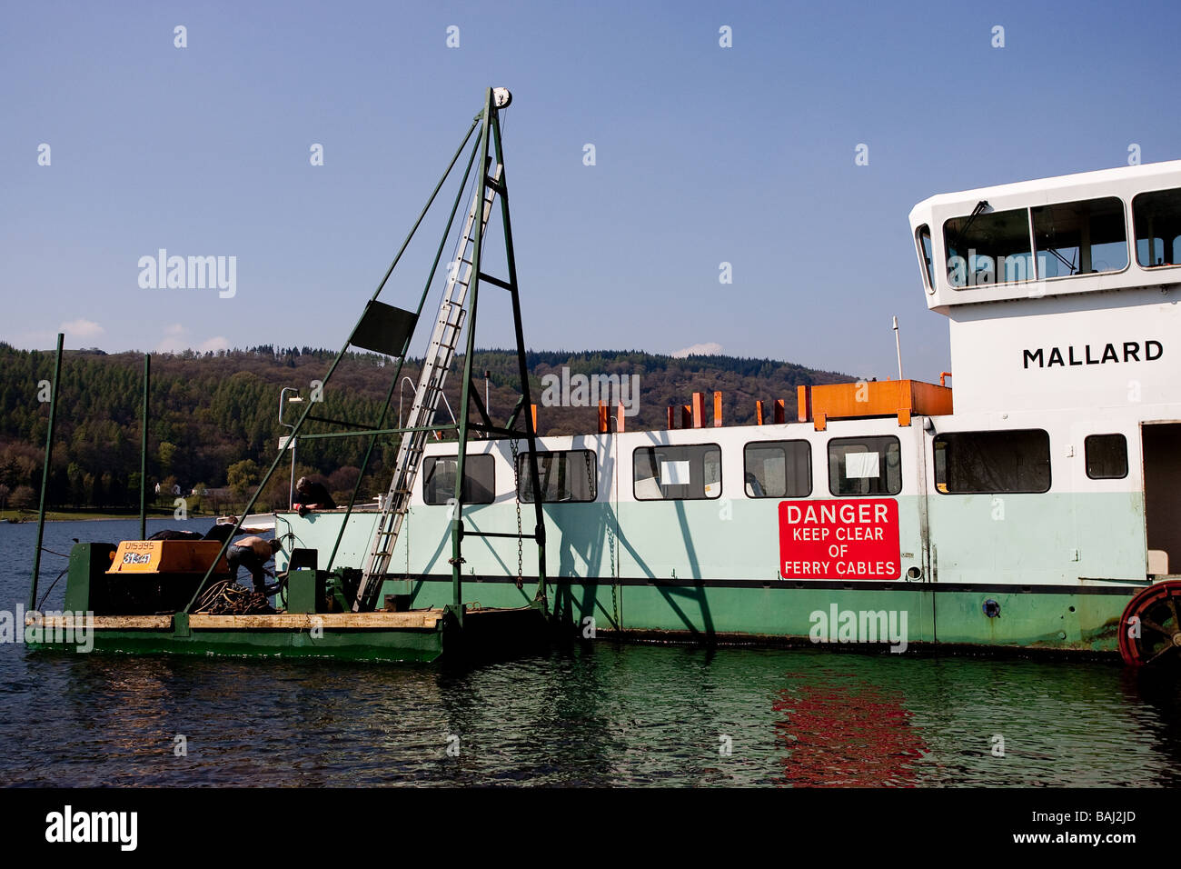THE LAKE DISTRICT NATIONAL PARK Car and passenger ferry on Lake