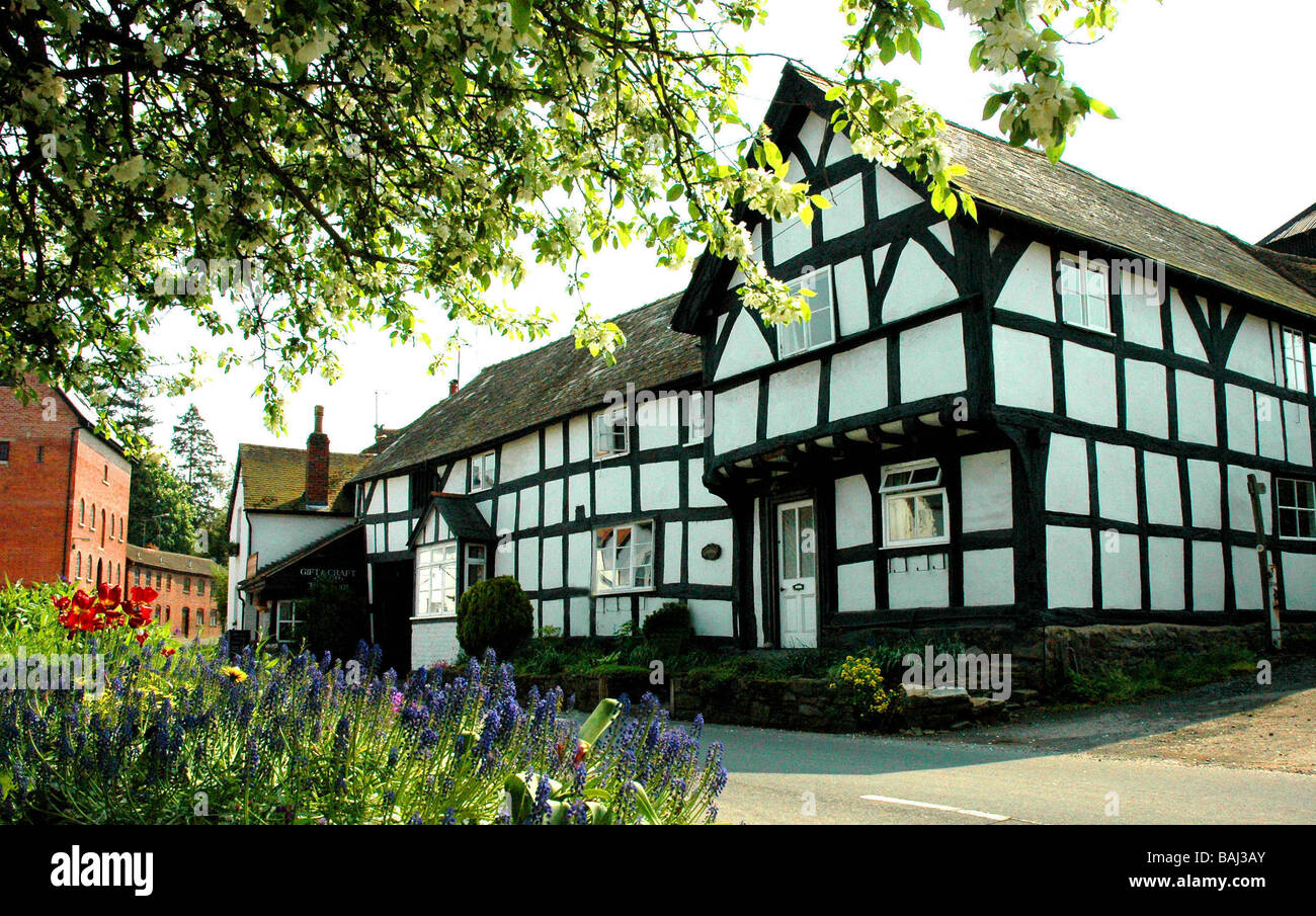 Medieval house in Weobley Herefordshire Stock Photo Alamy