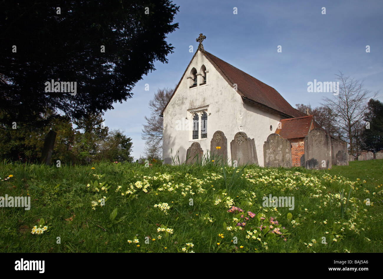 St Marys Church, Ashley, Hampshire, England Stock Photo Alamy