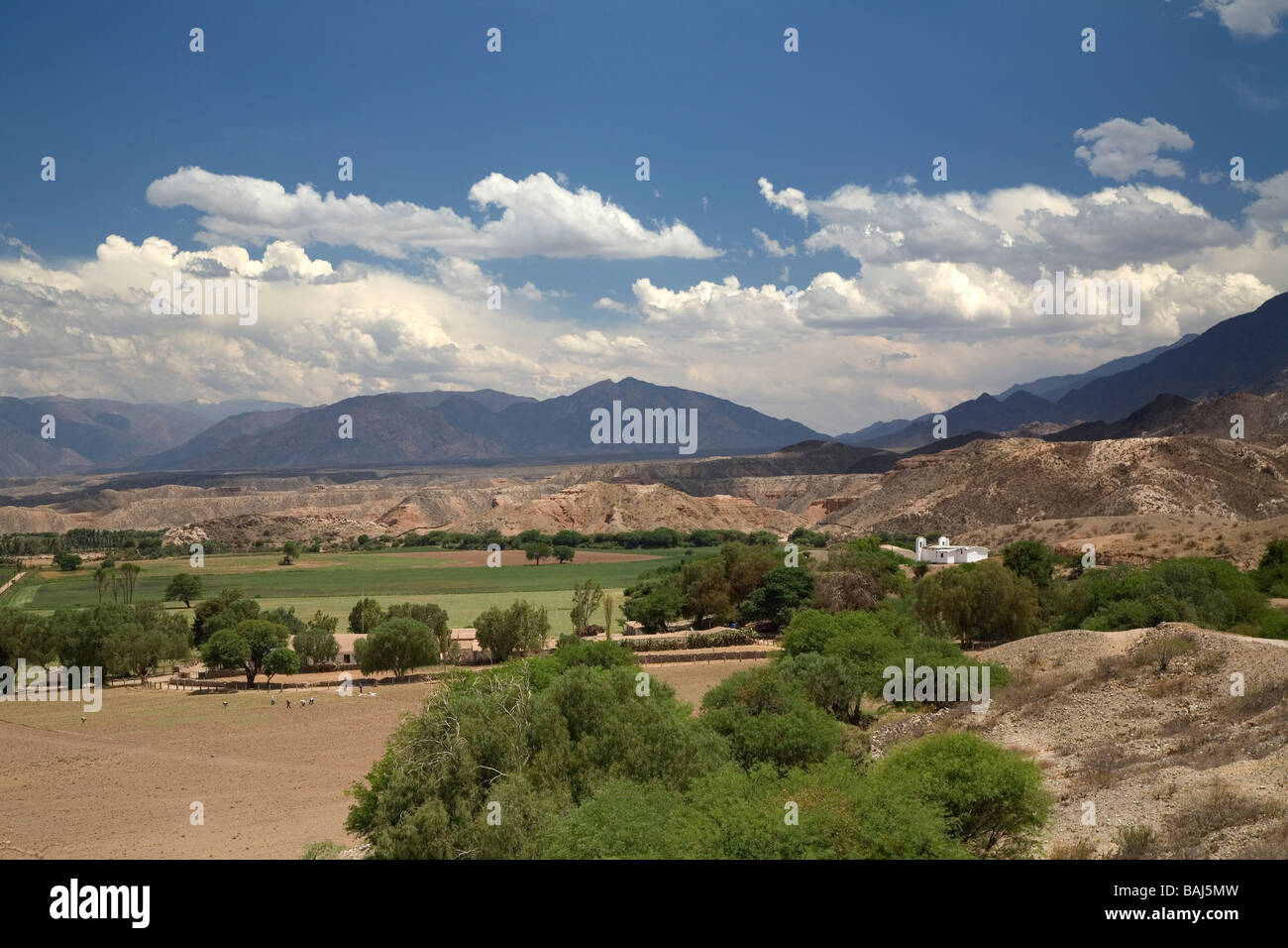 View towards Molinos, Salta Province, Argentina Stock Photo