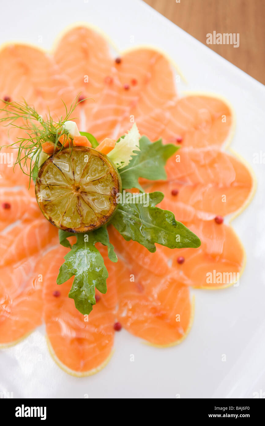 Smoked Salmon Stock Photo - Alamy