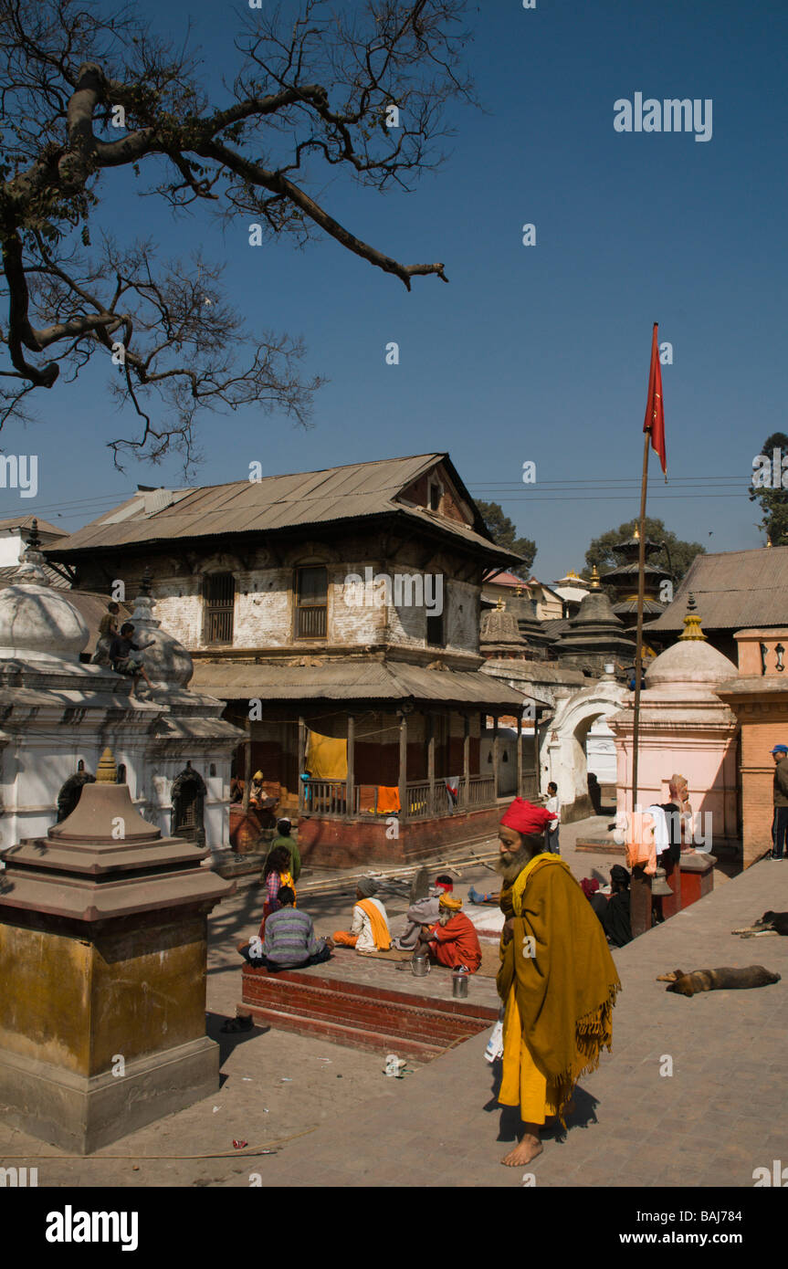 Pashupatinath Temple, Kathmandu, Nepal Stock Photo