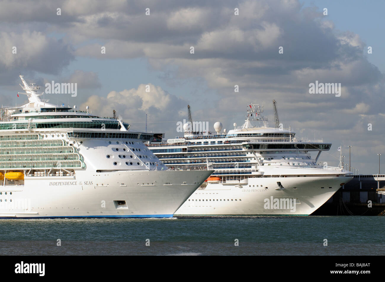 Cruise ships Port of Southampton UK The Independence of the Seas