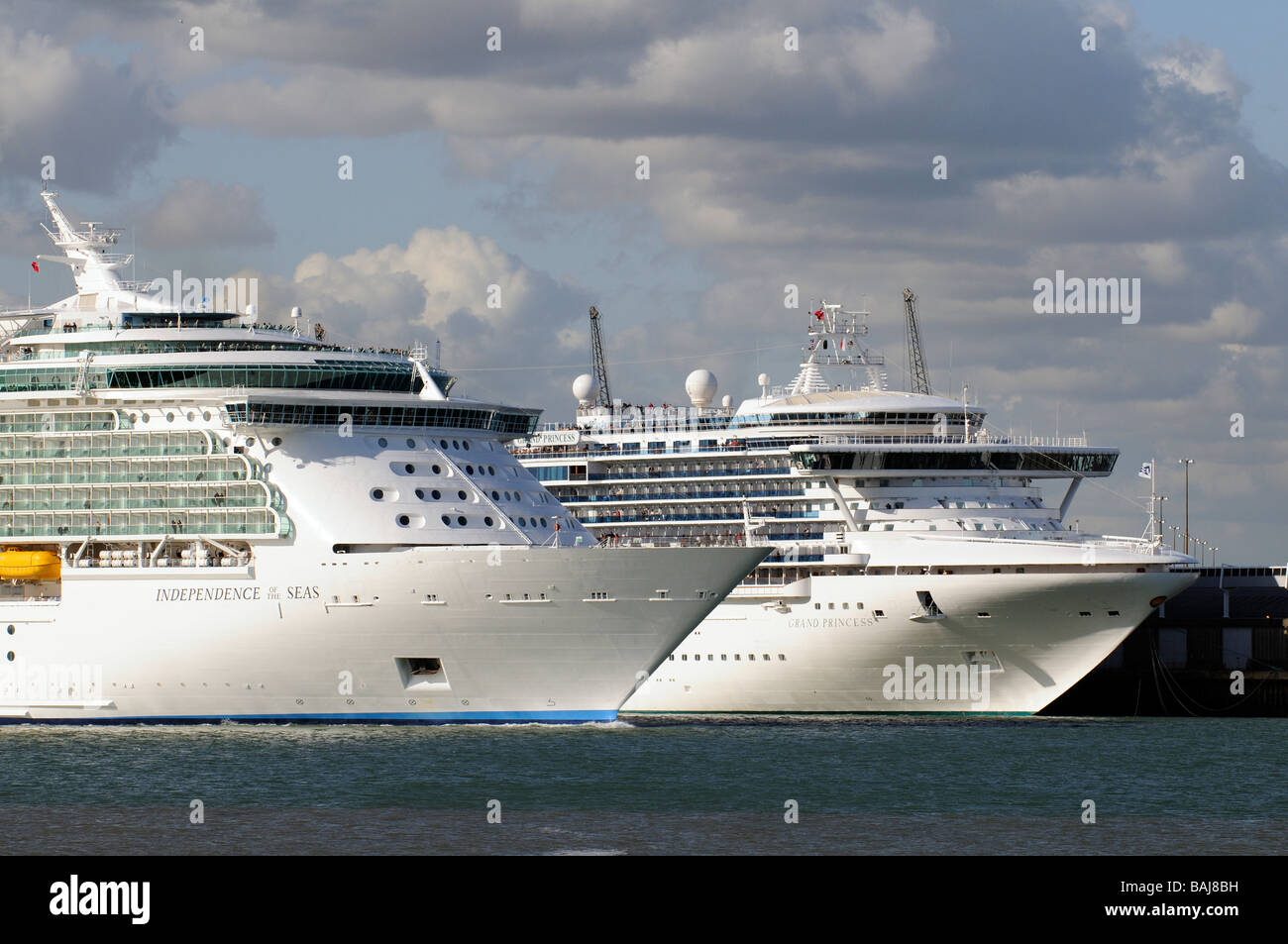 Cruise ships Port of Southampton UK The Independence of the Seas