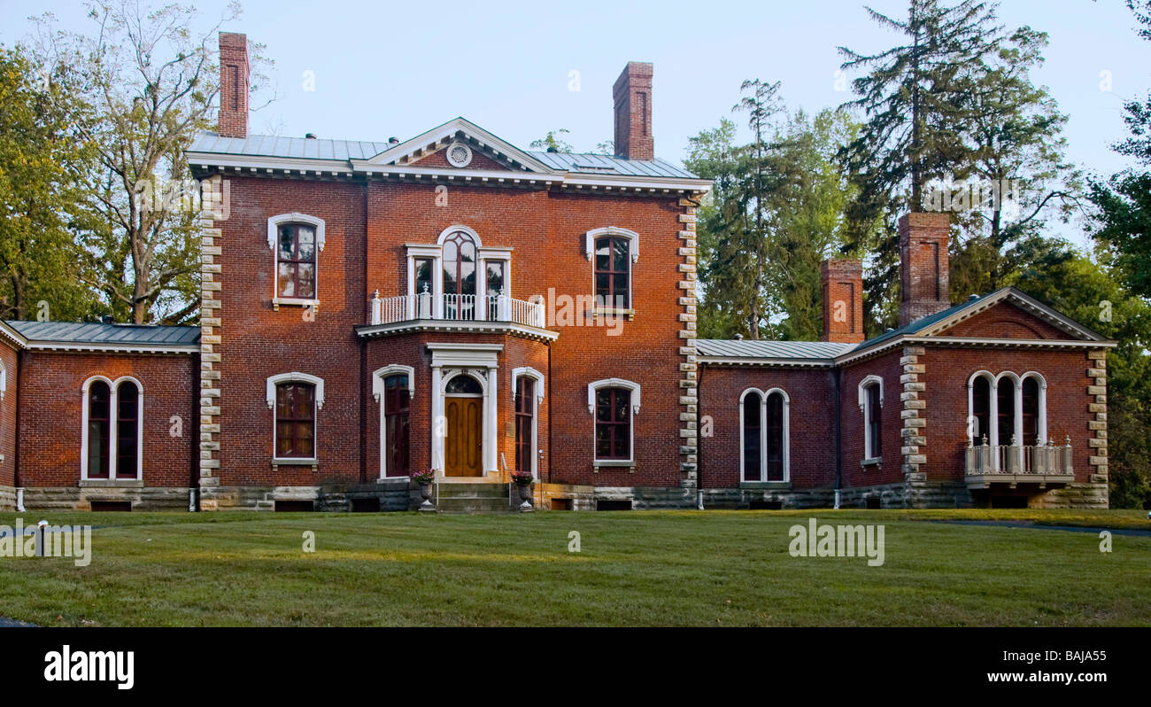 Ashland is the historic home of  the statesman Henry Clay in Frankfort Kentucky Stock Photo