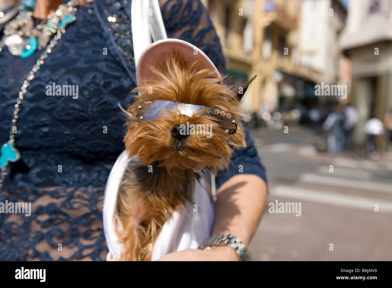 Fashionable accessory in Cannes France Stock Photo Alamy