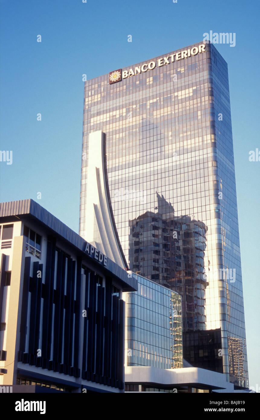 Modern architecture Banco Exterior bank building in Panama City, Panama  Stock Photo - Alamy