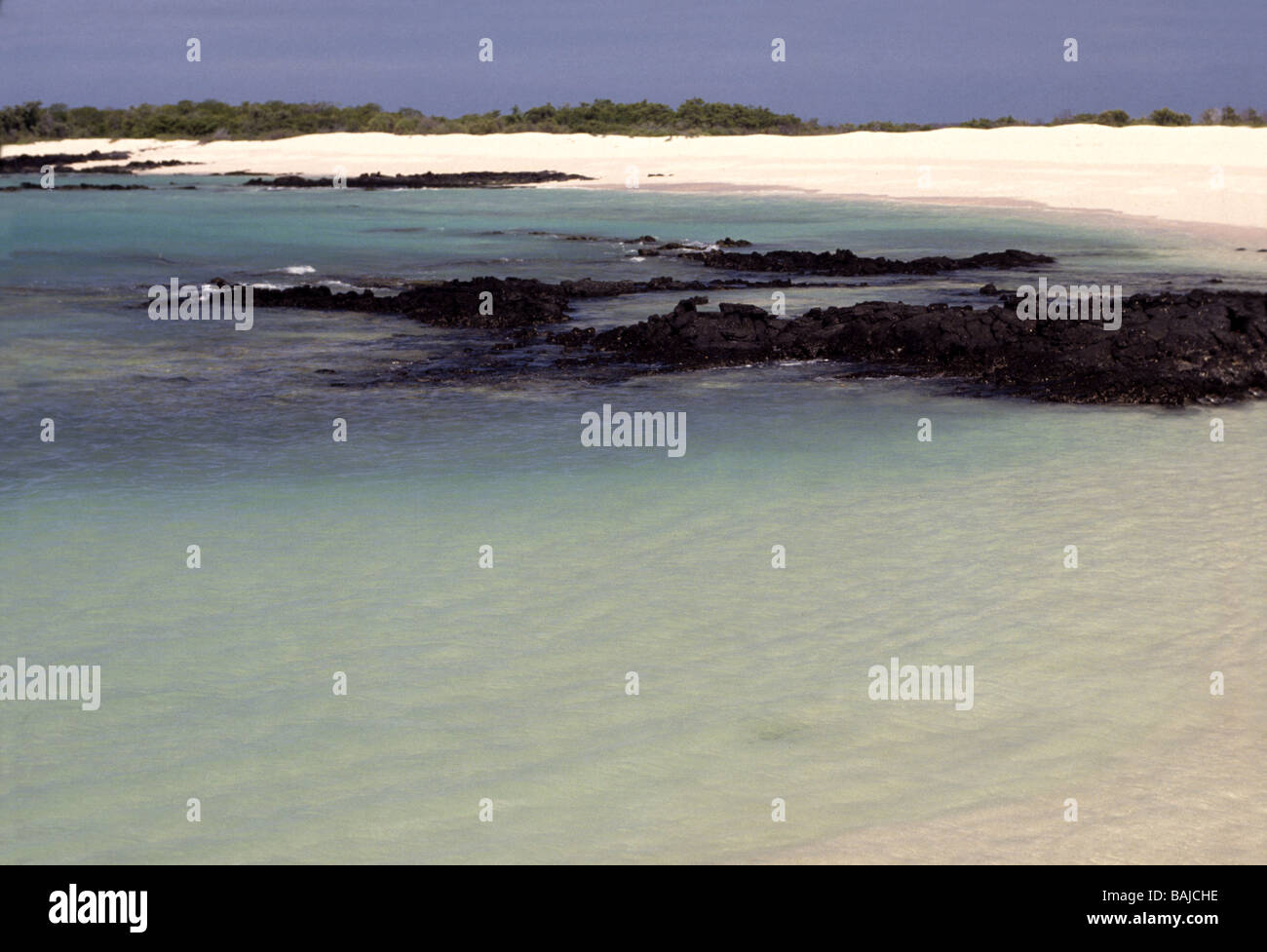 Galapagos Islands. Los Bachas beach,Santa Cruz Island Stock Photo