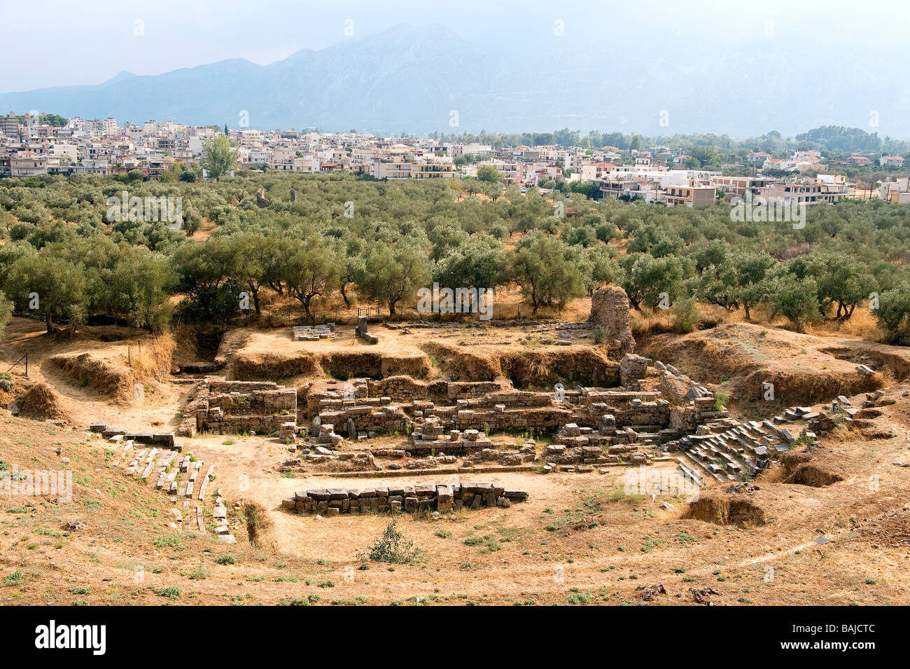 Greece, Peloponnese region, Sparta, the ancient ruins, the scene of the