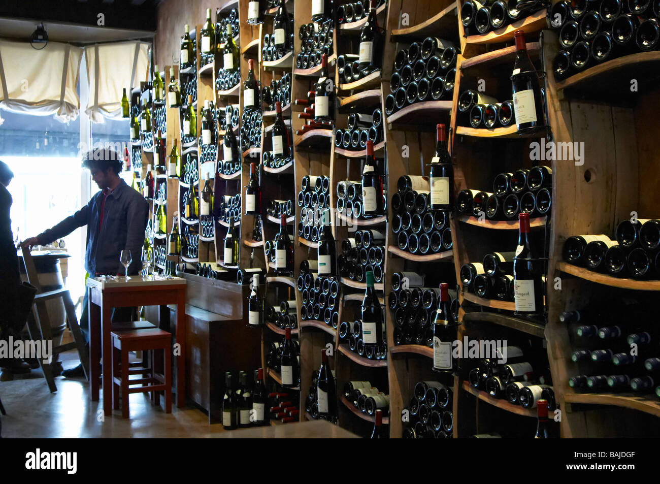 wine shop beaune cote de beaune burgundy france Stock Photo Alamy