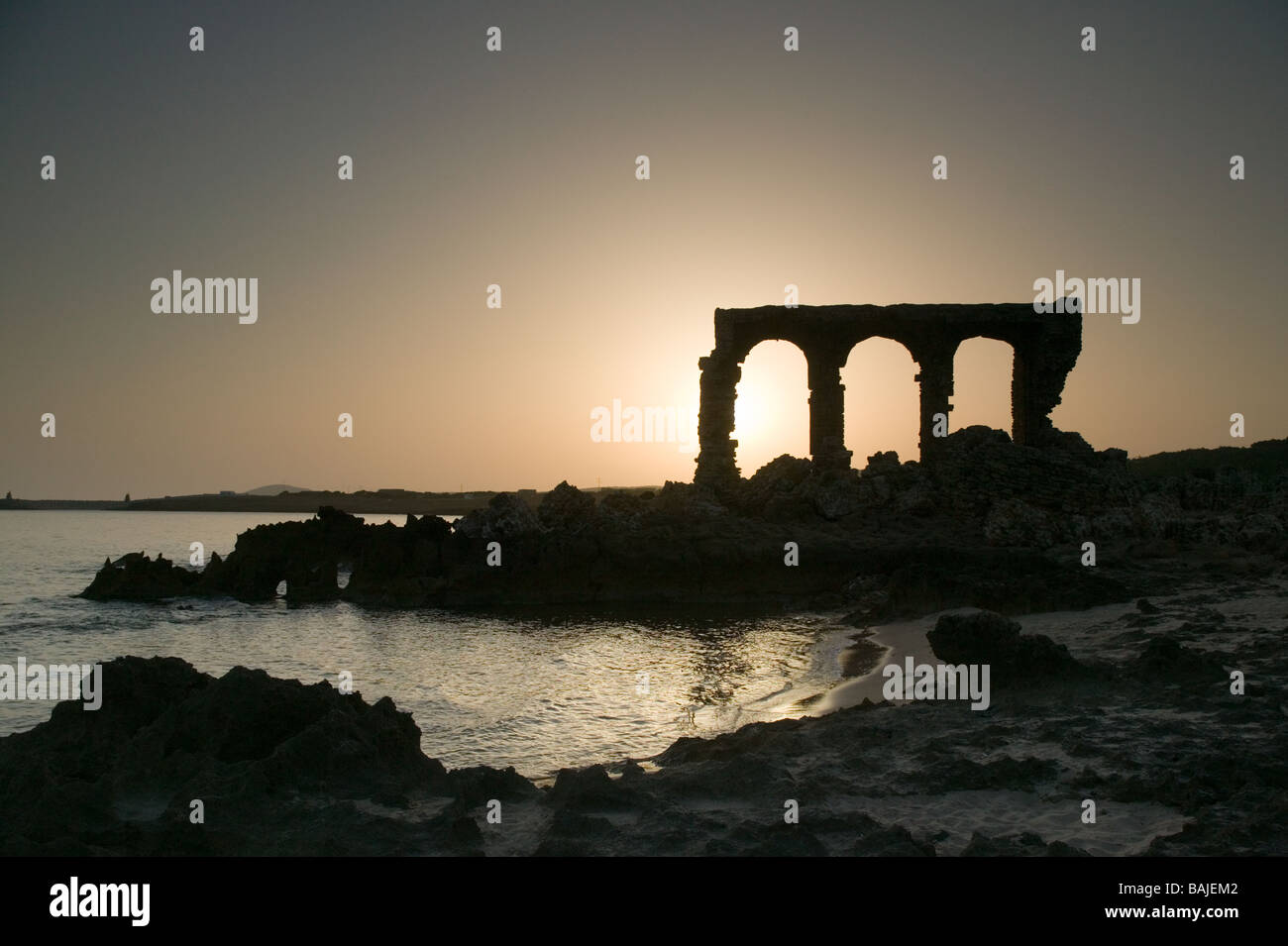 Tabarka Rome Roman archaeological remains on the coast near Tabarka in western ...
