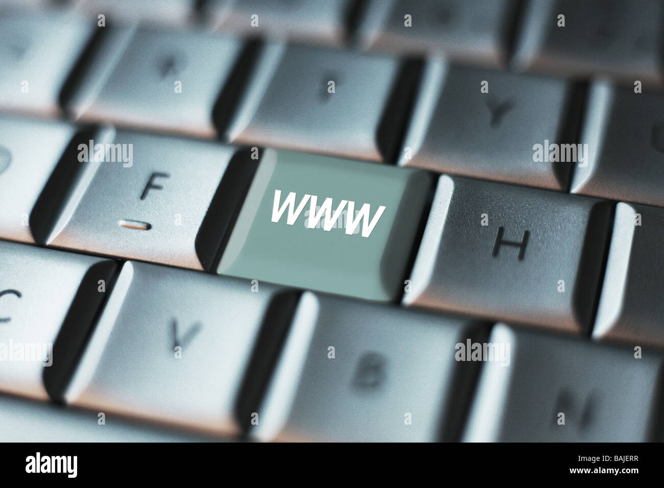 world wide web www Email Button on a Computer KeyBoard Stock Photo