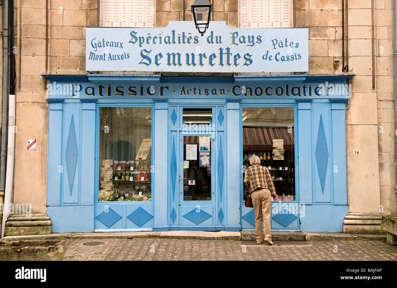 France Cote D Or Semur En Auxois Semurettes Pastry Stock Photo Alamy