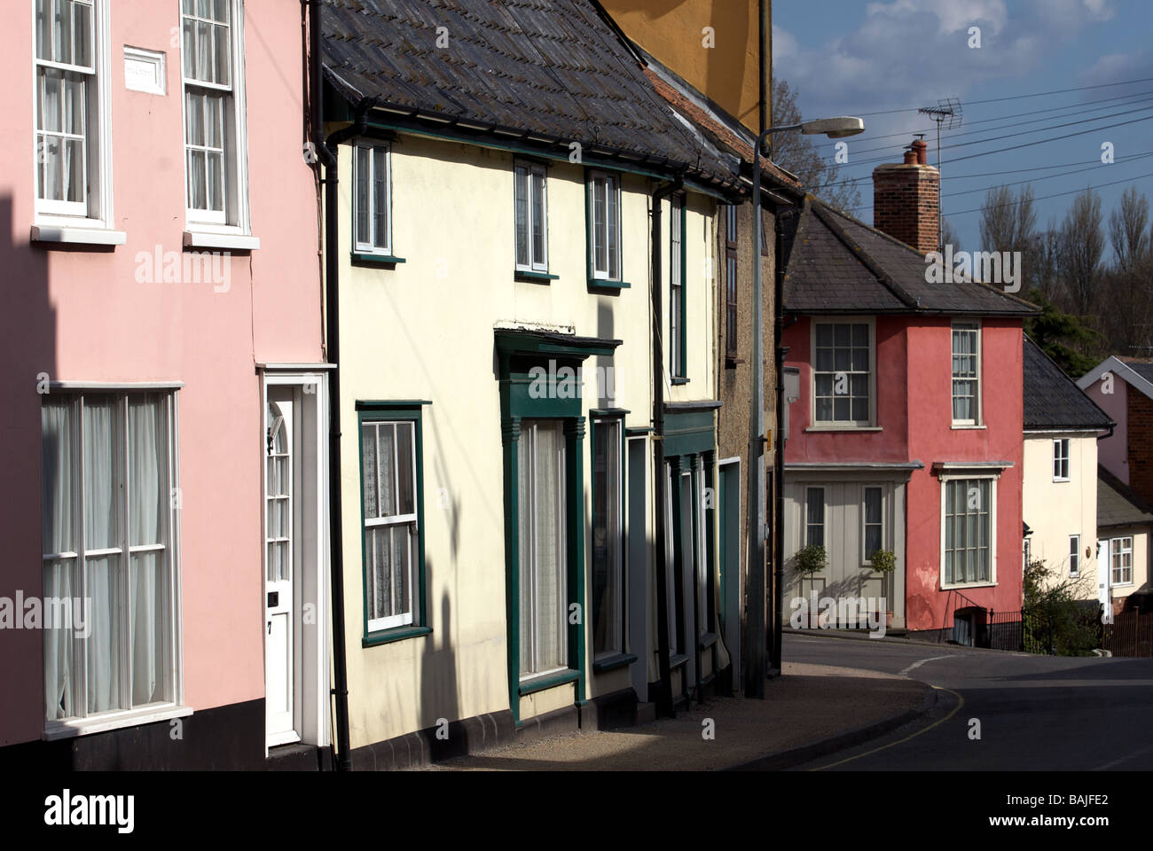 Cottages, Eye, Suffolk, UK Stock Photo Alamy