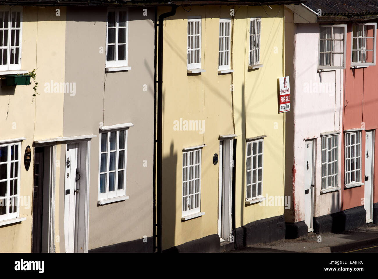 Cottages, Eye, Suffolk, UK Stock Photo Alamy