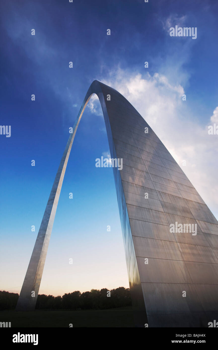 Modern arch sculpture in St Louis, Missori Stock Photo