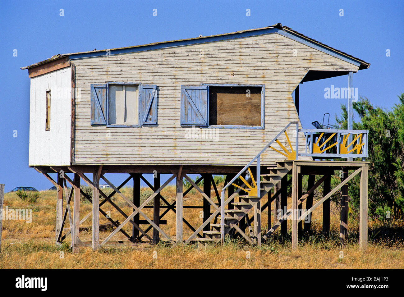 Log Cabin On Stilts Stock Photos Log Cabin On Stilts Stock