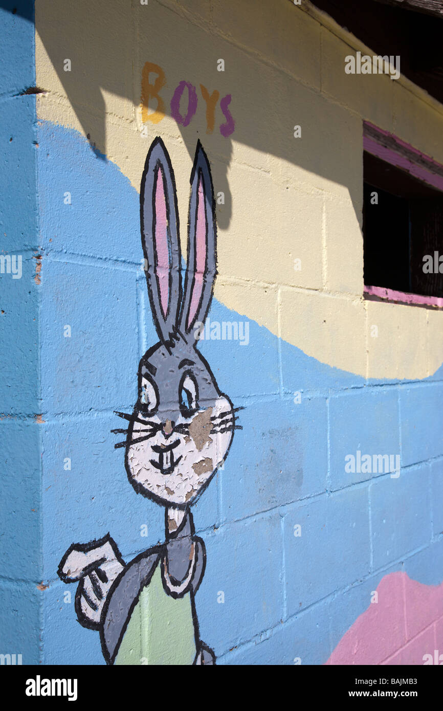 Cartoon characters mural wall hi-res stock photography and images - Alamy