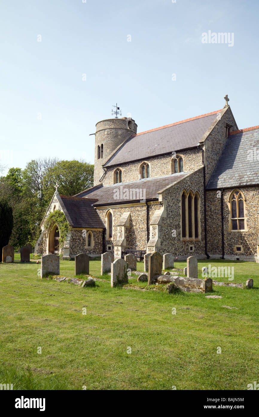 St Peters Church, Snailwell village, Cambridgeshire, England Stock Photo