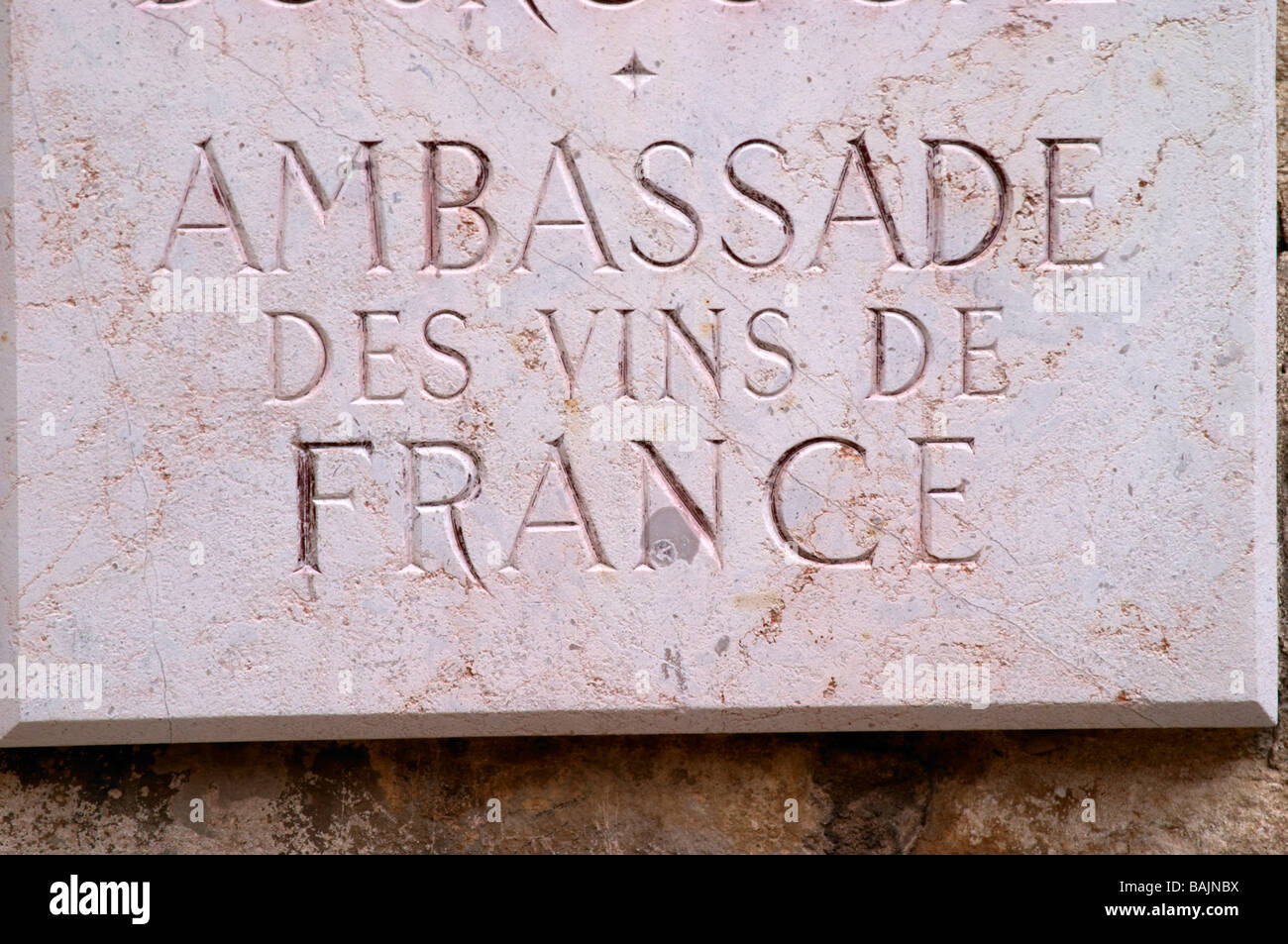 ambassade des vins de france wine museum beaune cote de beaune burgundy france Stock Photo