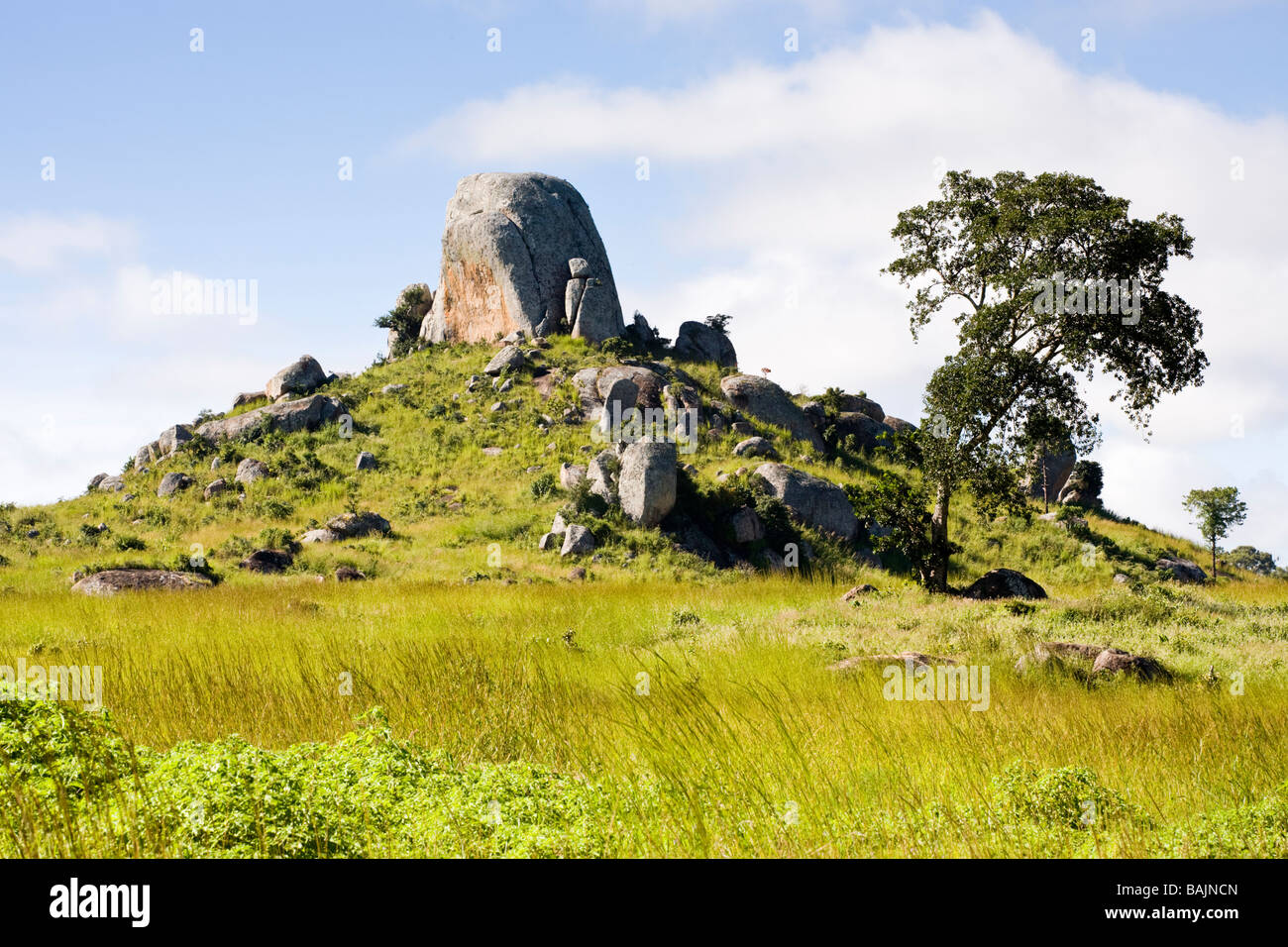 Rock formation at Dedza, Malawi, Africa Stock Photo