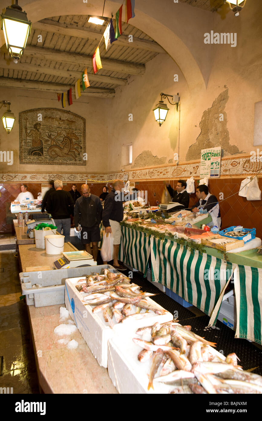 Old Fish Market in St Tropez France Stock Photo Alamy