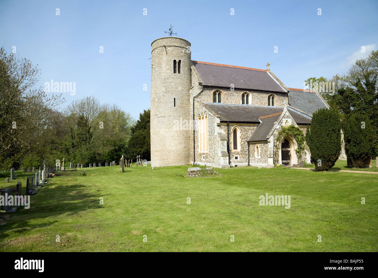 St Peters Church, Snailwell village, Cambridgeshire, England Stock Photo