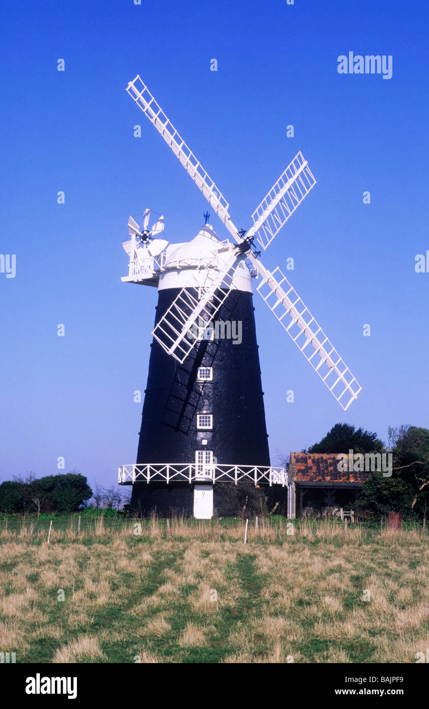 Burnham Overy Windmill Norfolk East Anglia England Uk English Windmills