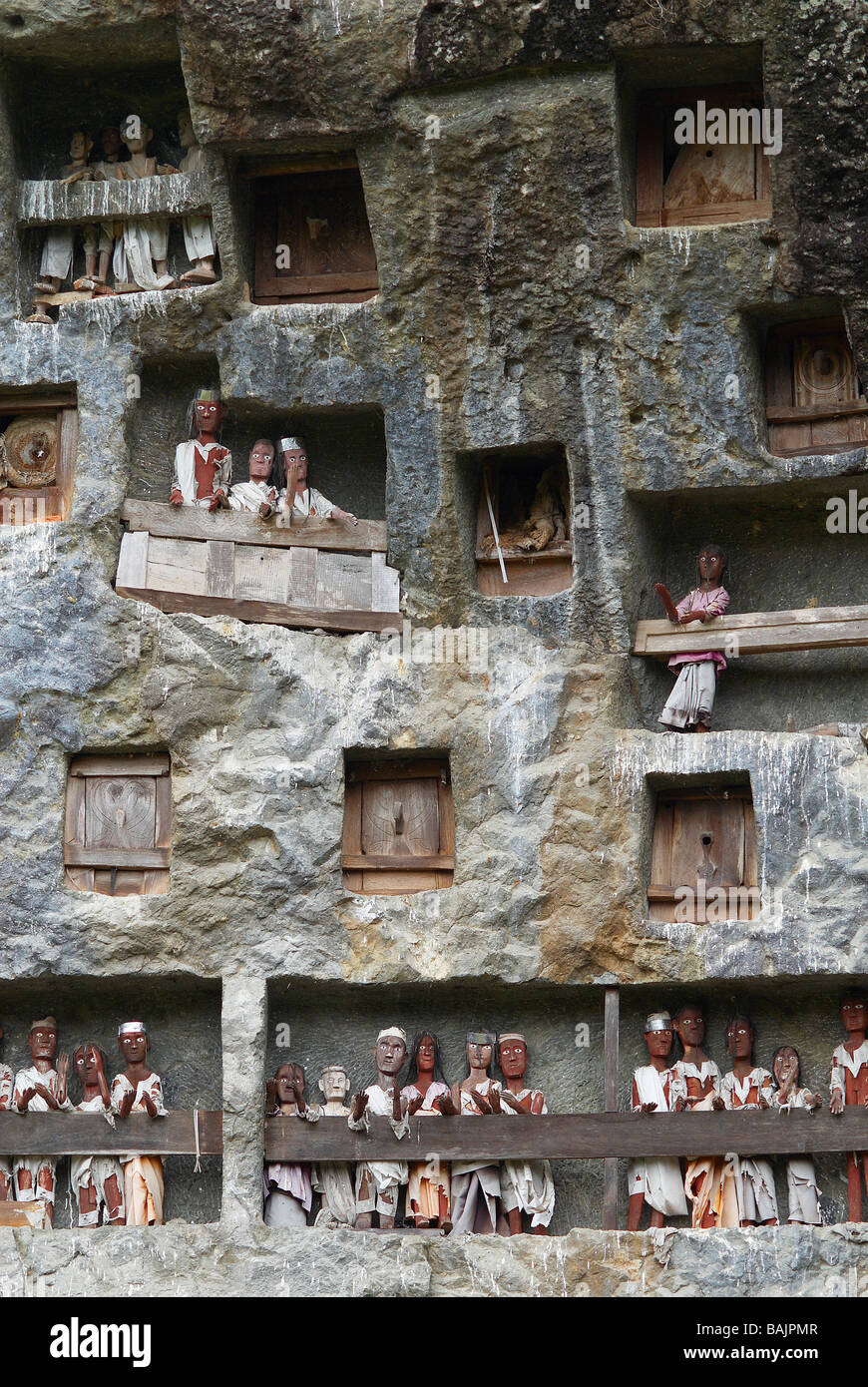 Indonesia, Sulawesi (Celebes Island), Tana Toraja, traditional cemetery