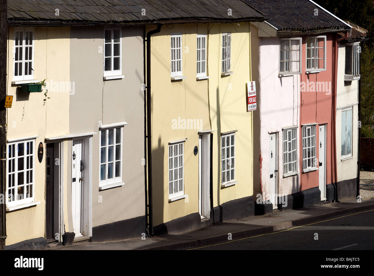 Cottages, Eye, Suffolk, UK Stock Photo Alamy