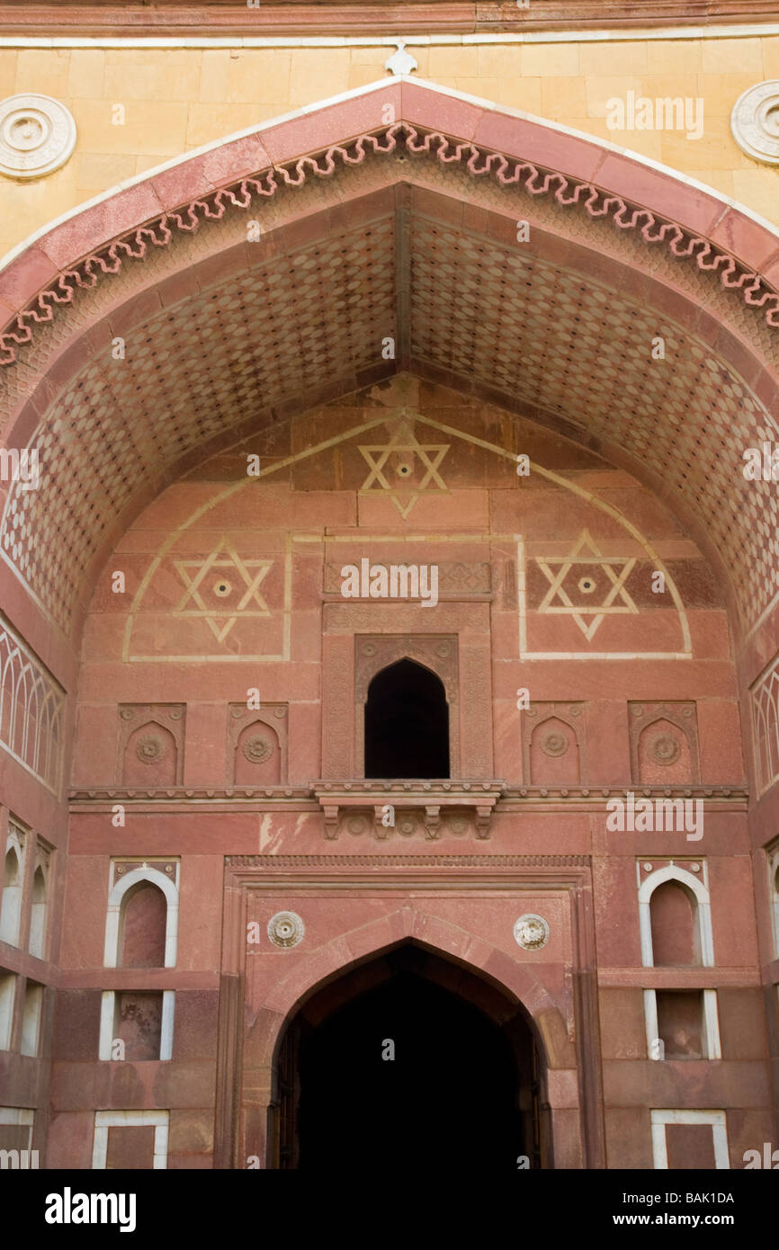 India Uttar Pradesh Agra Agra Fort Amar Singh gate Stock Photo