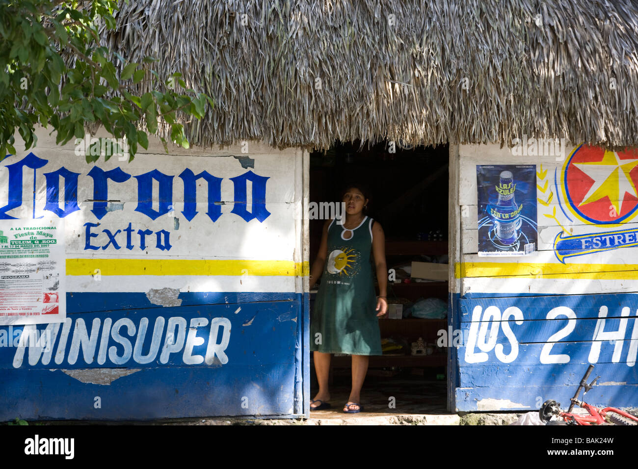 Shop in Tulum Mexico Stock Photo Alamy