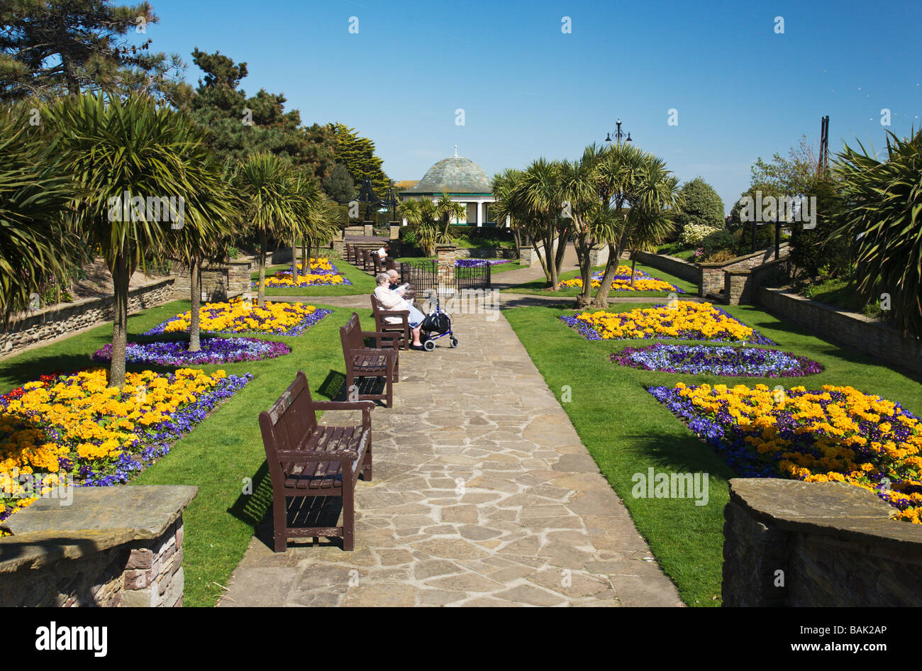 Clacton seafront gardens in Essex, England, UK Stock Photo Alamy