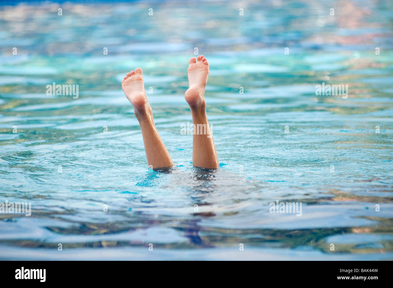 Puerto Vallarta, Mexico; Swimming Stock Photo