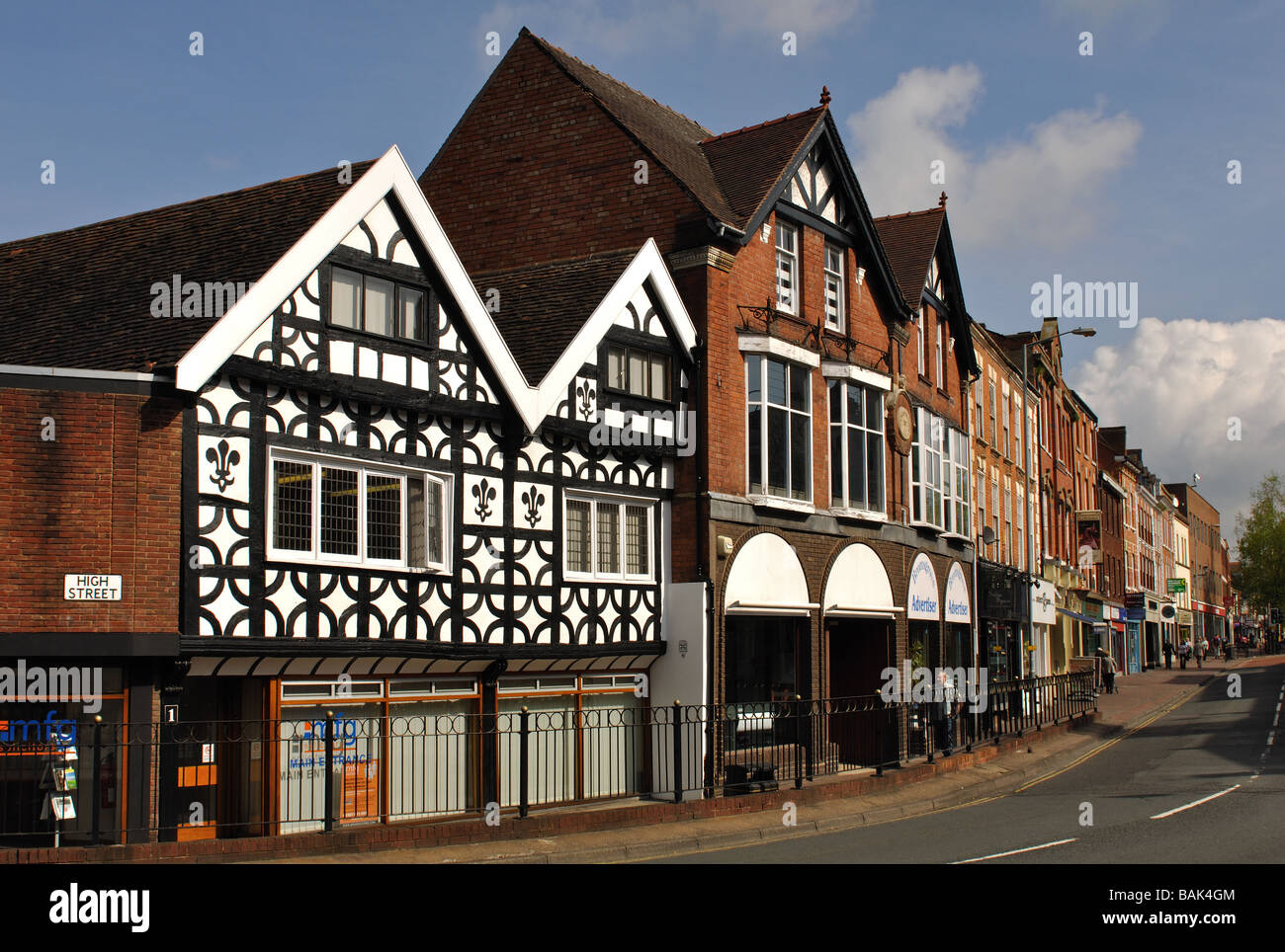 High Street, Bromsgrove, Worcestershire, England, UK Stock Photo Alamy