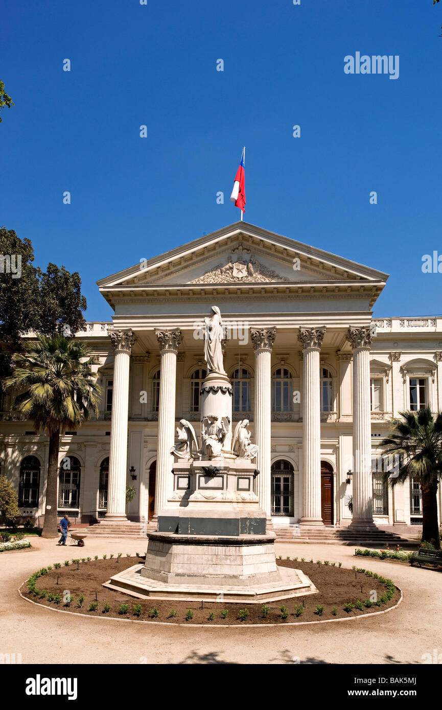 Chile, Santiago de Chile, the former Congreso Nacional Stock Photo Alamy